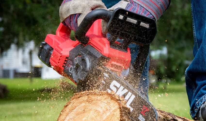 Skil 12-Inch Battery Chainsaw | PWRCore 20 Brushless