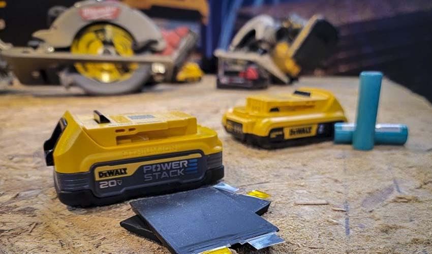 DeWalt PowerStack lithium-polymer pouches