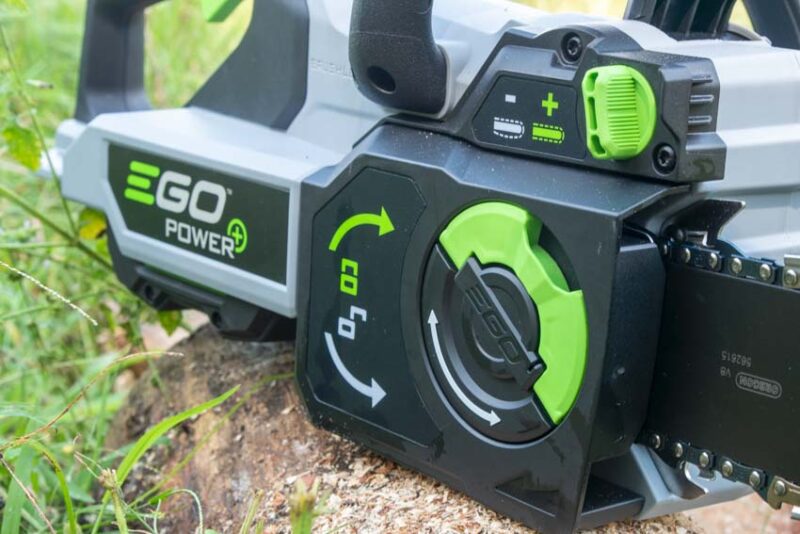 EGO Battery-Powered 16-Inch Chainsaw Chain Tensioner