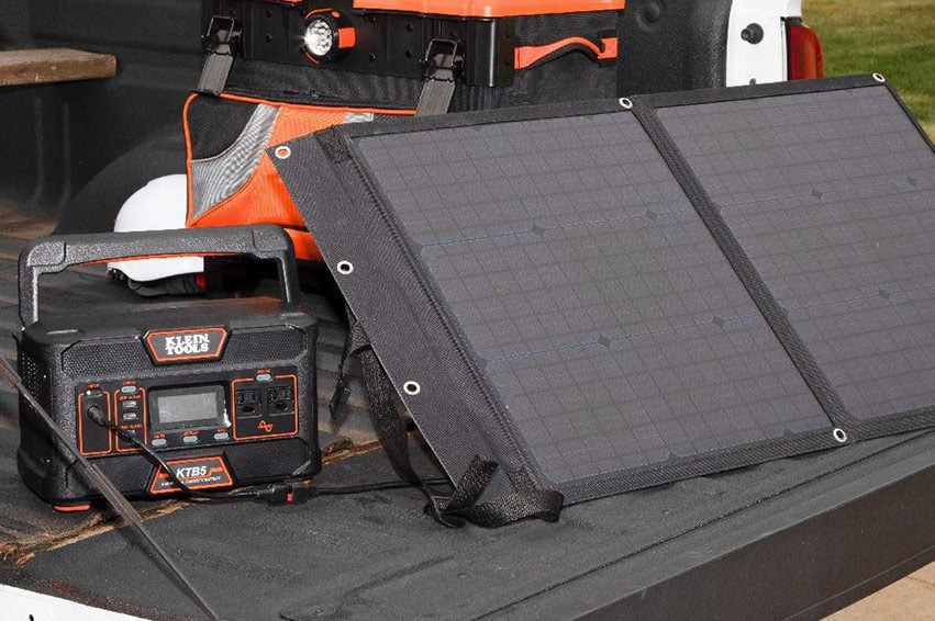 Klein Portable Power Station and Solar Panels