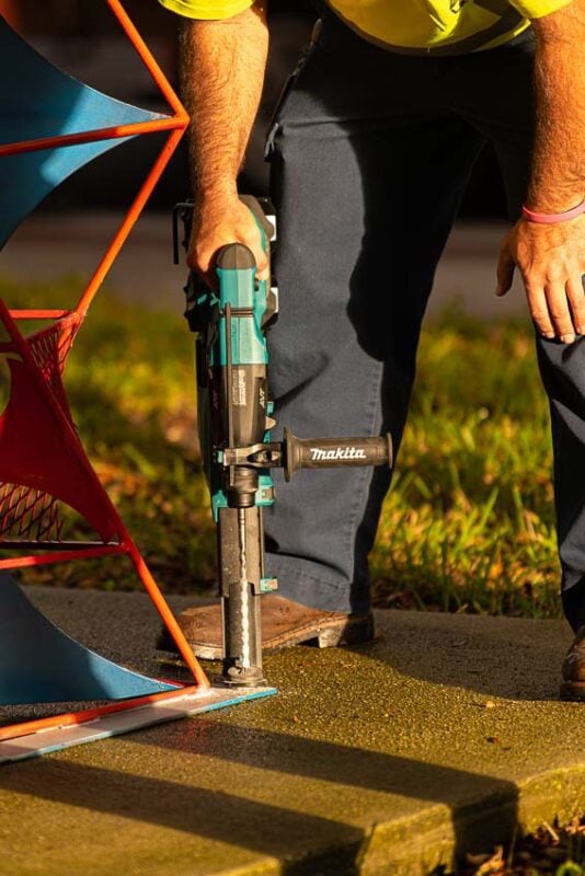 Concrete Drilling with Makita