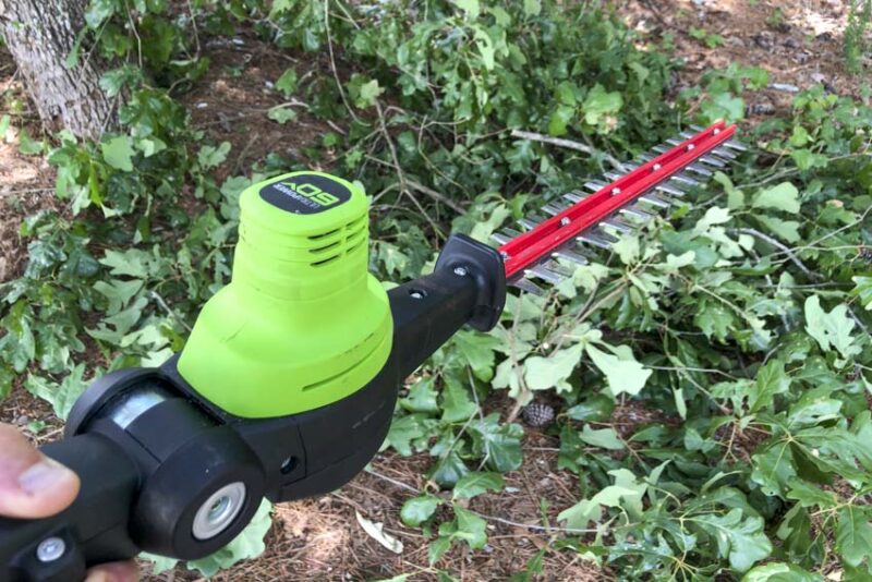 Greenworks 60V Articulating Pole Hedge Trimmer
