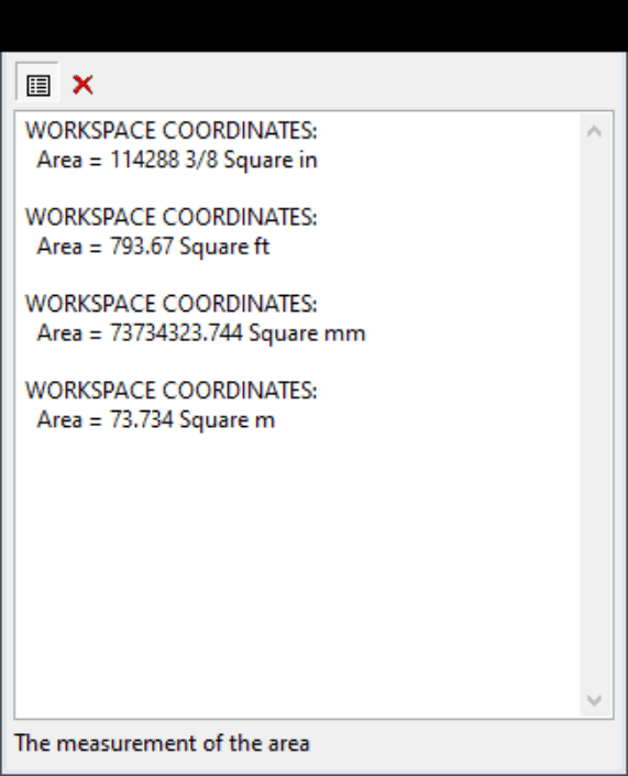 Square footage results