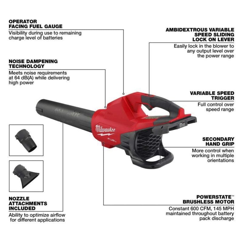Milwaukee M18 Fuel Dual Battery Leaf Blower