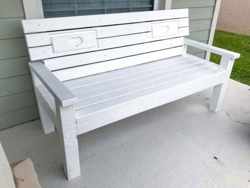 DIY 2x4 bench Seat