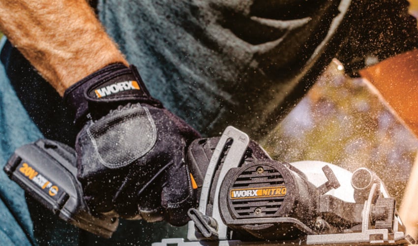 Worx Nitro 4-1/2 inch circular saw