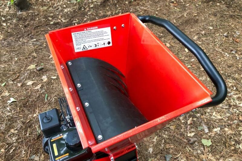 Premier 310 Chipper Shredder hopper