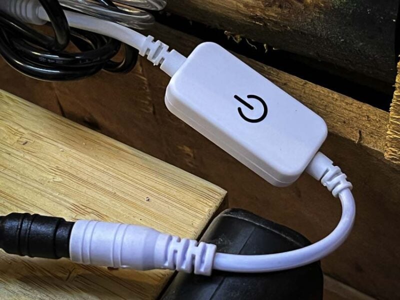 capacitance touch on off button switch