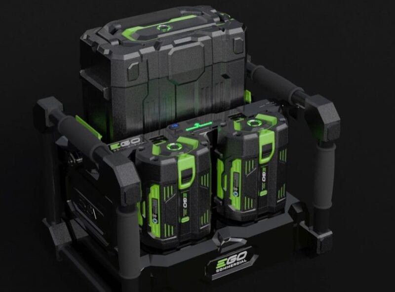 EGO Commercial 56V battery docking station