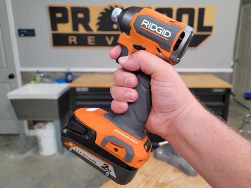 Ridgid 18V SubCompact Impact Driver grip