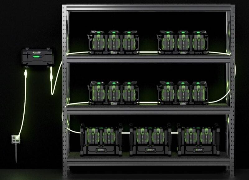 combination onsite charging and overnight 56V