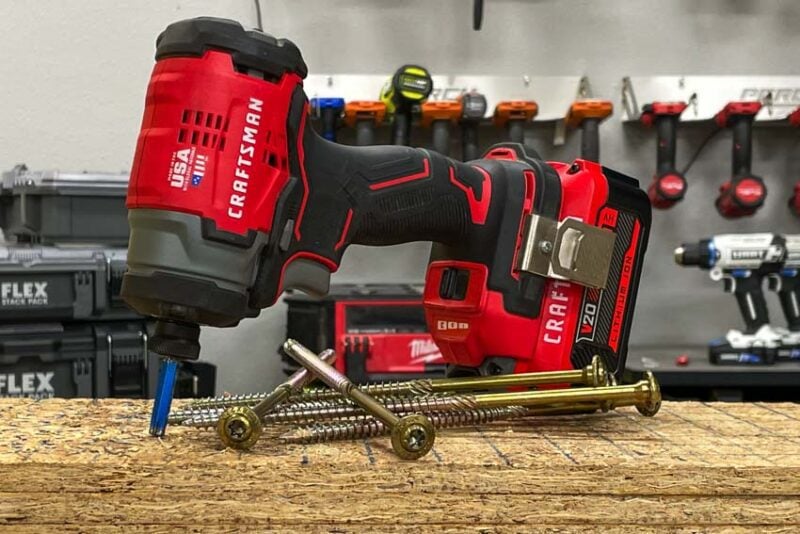 Craftsman Vs Ryobi Impact Drvier Head to Head Review - GRK Fasteners RSS Screw Test