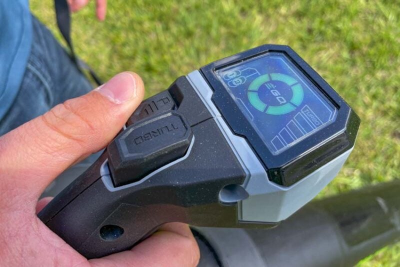 EGO Commercial Backpack Leaf Blower Controls