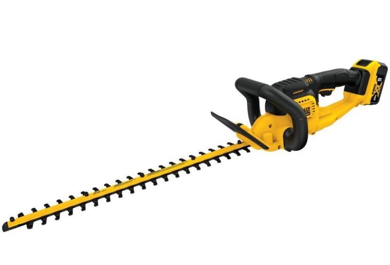 DeWalt 20V Max Cordless 22-Inch Hedge Trimmer DCHT820