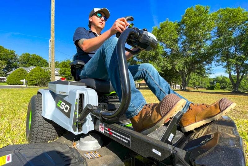 EGO Power+ E-Steer 42-Inch Zero Turn Lawn Mower Review