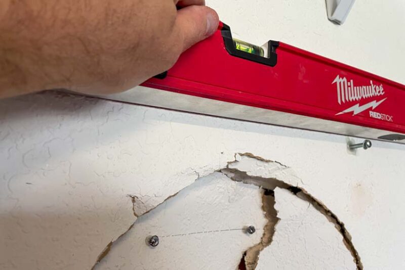 Marking the Line Above the Repair