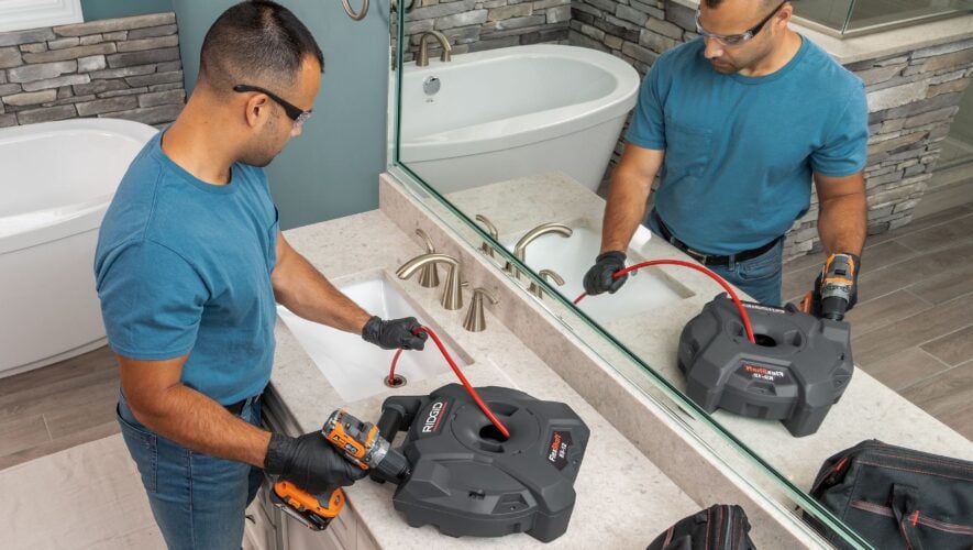 Ridgid Drain Cleaning Machine