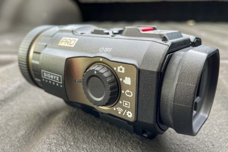 SiOnyx Aurora Pro Night Vision Camera Side Control Dial