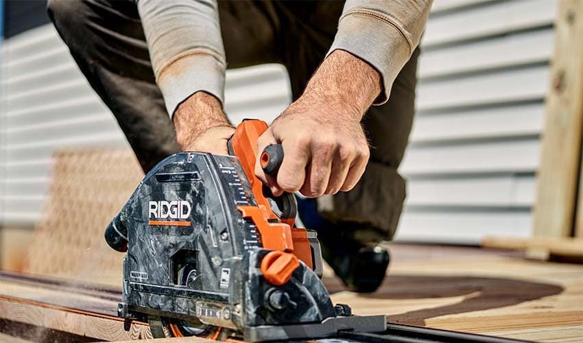 Ridgid 18V Cordless Track Saw Review