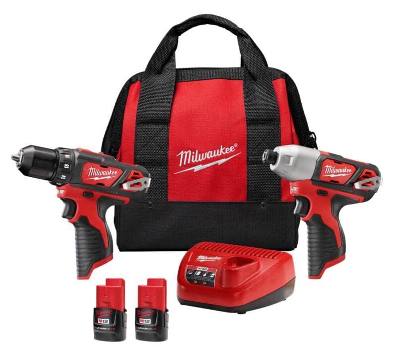 Milwaukee M12 Drill and Impact Driver Set (2494-22/2497-22)