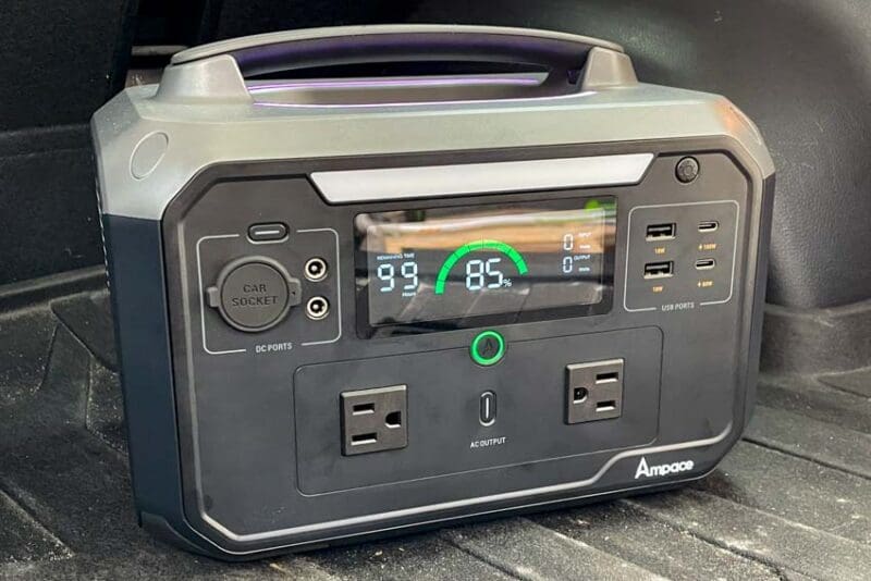 120V Outlets and USB-A and USB-C charging ports