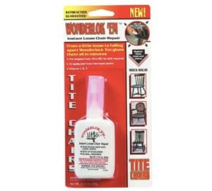 Wonder Lok Em Tite chair adhesive