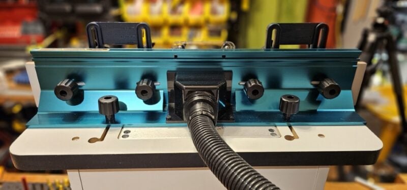 backside dust collection