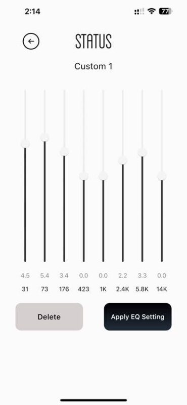 Custom EQ