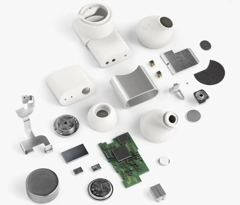 earphones exploded view