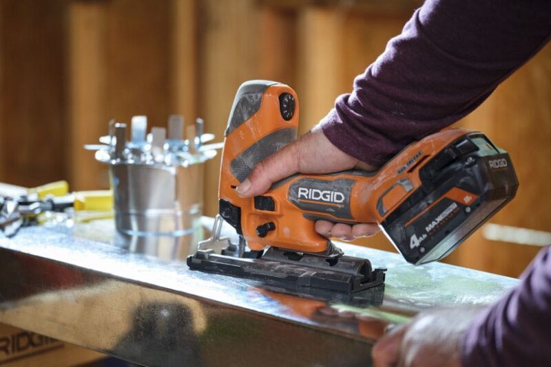 Ridgid brushless barrel grip jigsaw