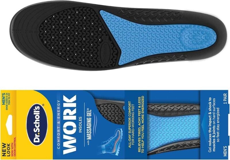 Dr. Schollโs Work Massaging Gel Advanced Insoles for work boots