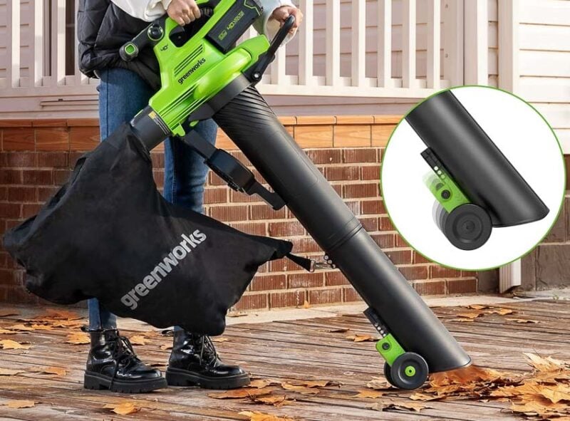 best cordless leaf vacuum greenworks 2427802