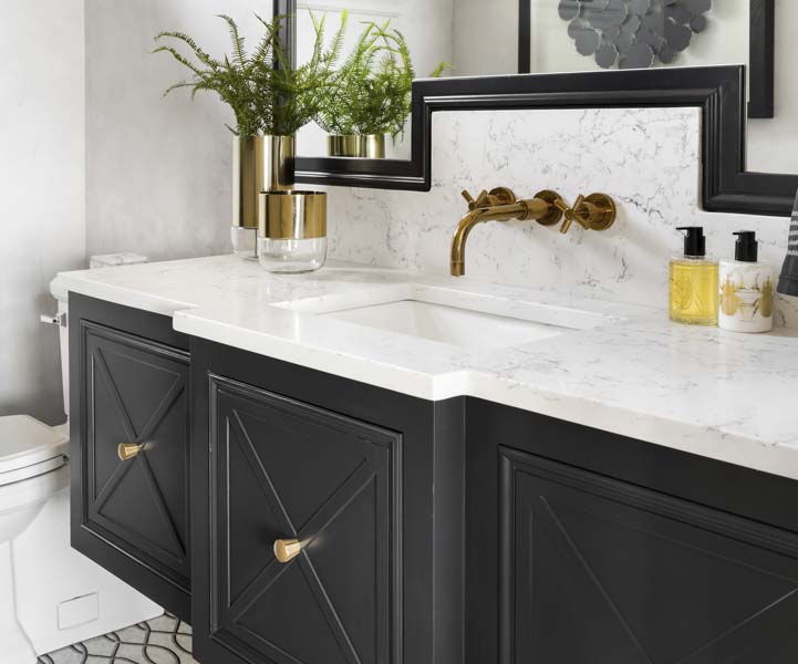 quartz bathroom counters