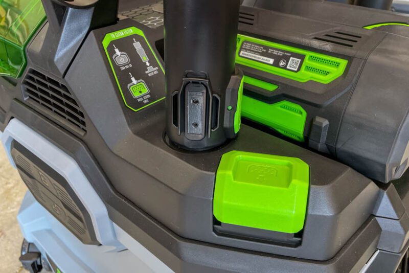 Filter Cleaning Button