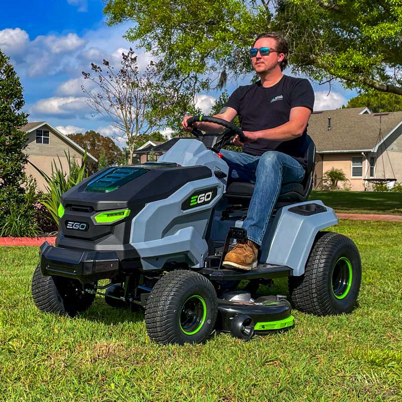 Best Battery-Powered Riding Lawn Mower for the Money: EGO 56V Lawn Tractor