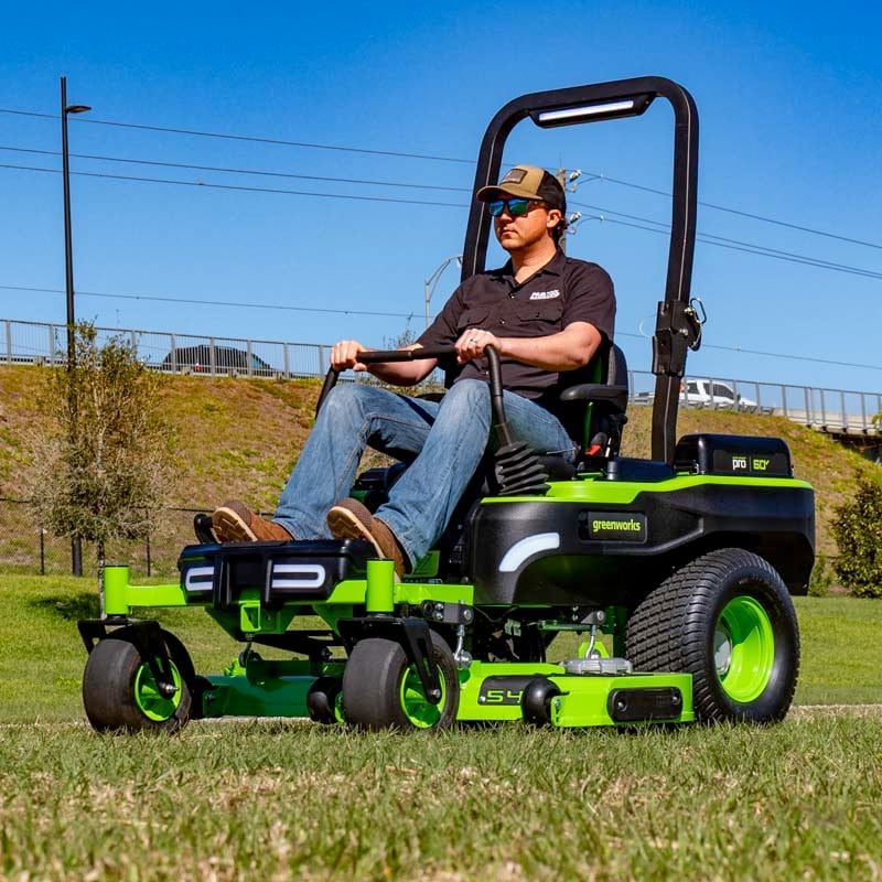 Best Battery-Powered Residential Zero-Turn Riding Lawn Mower: Greenworks MaximusZ Zero Turn