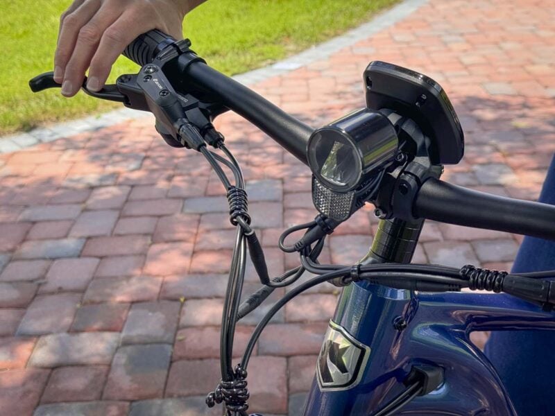 front headlight hydraulic brakes