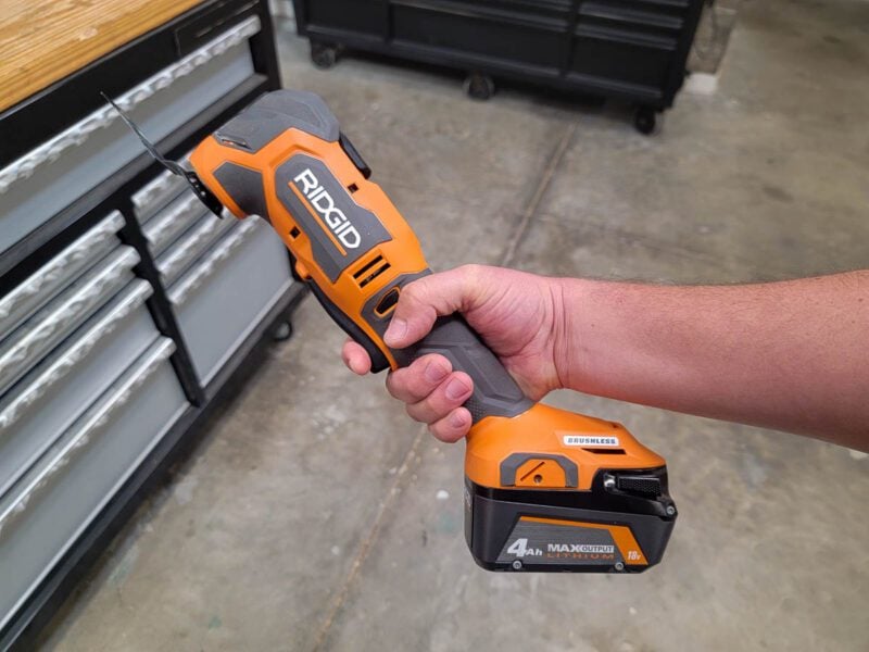 Ridgid 18V Brushless Oscillating Multi-Tool Profile