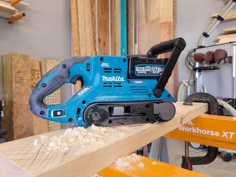 Makita 40V XGT Belt Sander Profile