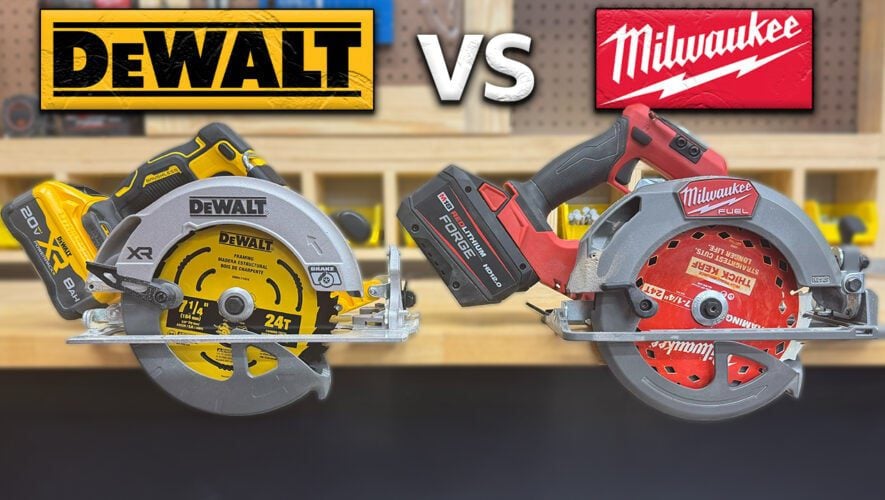 Milwaukee vs DeWalt Circular Saw 1 v 1