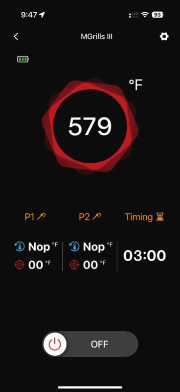 Monument Grills Bluetooth app control