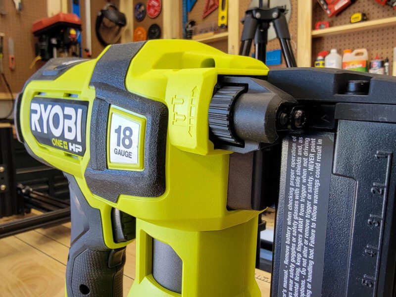 Drive depth adjustment wheel