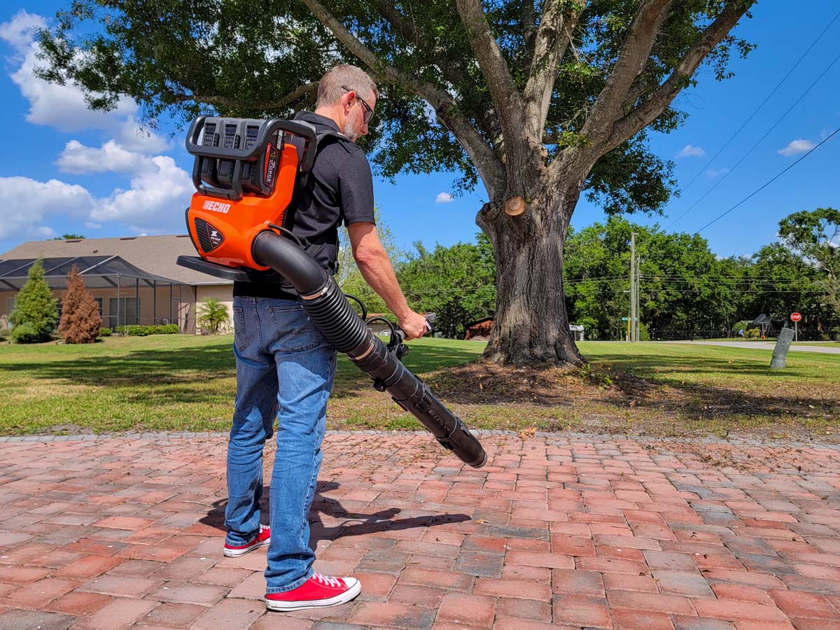 ECHO Battery-Powered Backpack Leaf Blower Review