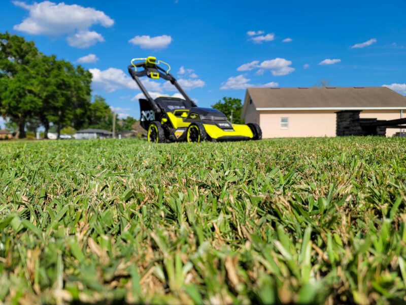 Ryobi 40V 21-Inch Self-Propelled Lawn Mower cut quality