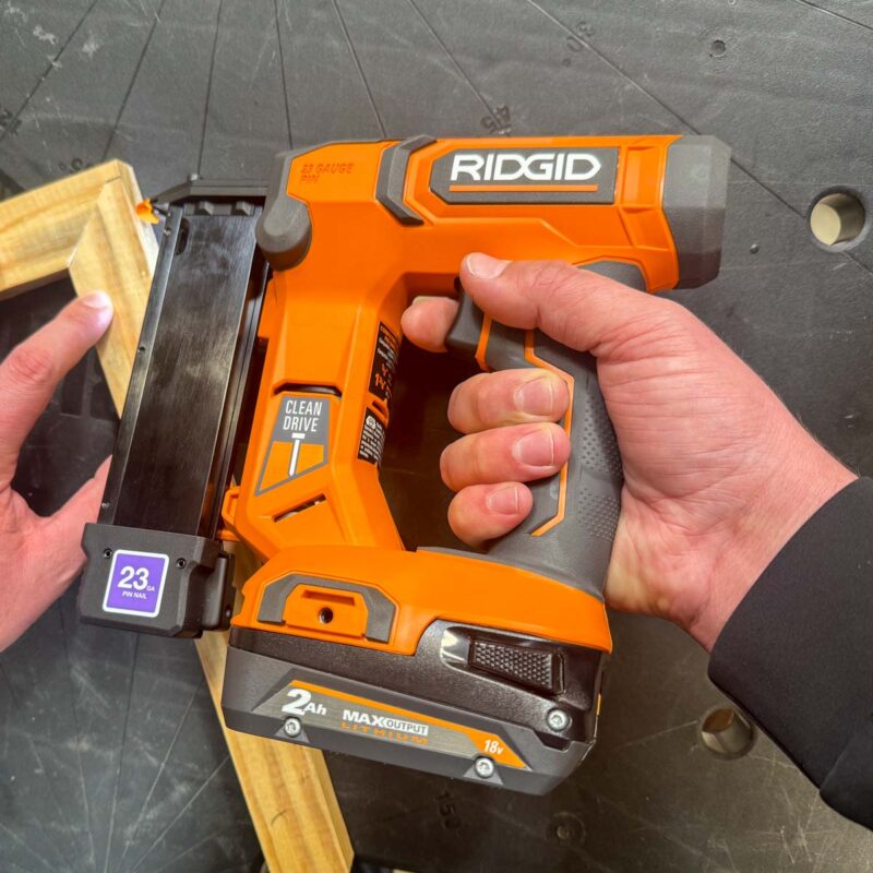 Best Cordless Finish and Brad Nailers for the Money: Ridgid 18V Clean Drive Nailers