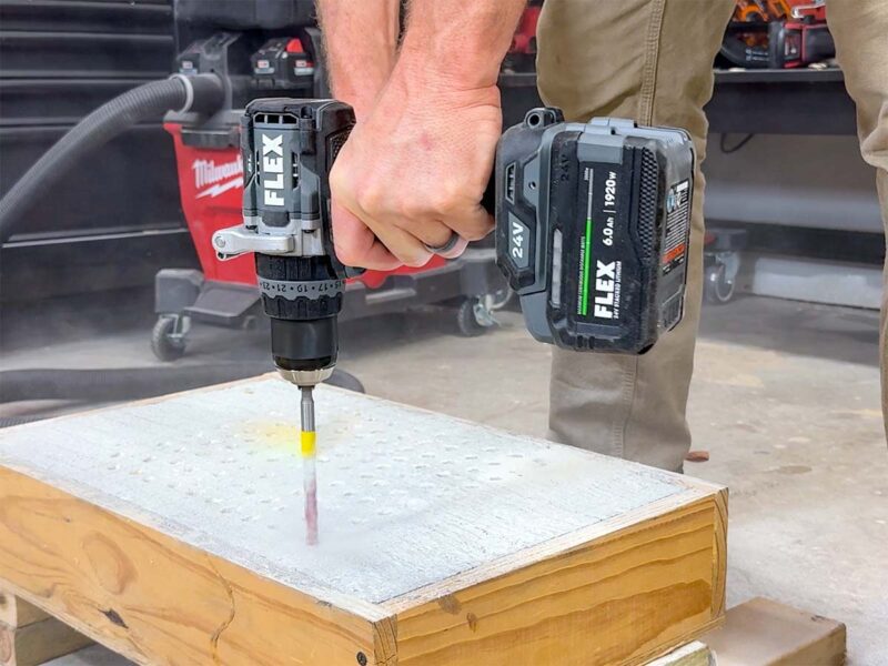 Best Cordless Drill: Concrete Bit Test