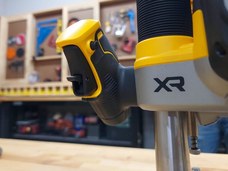 Trigger and lock-on button