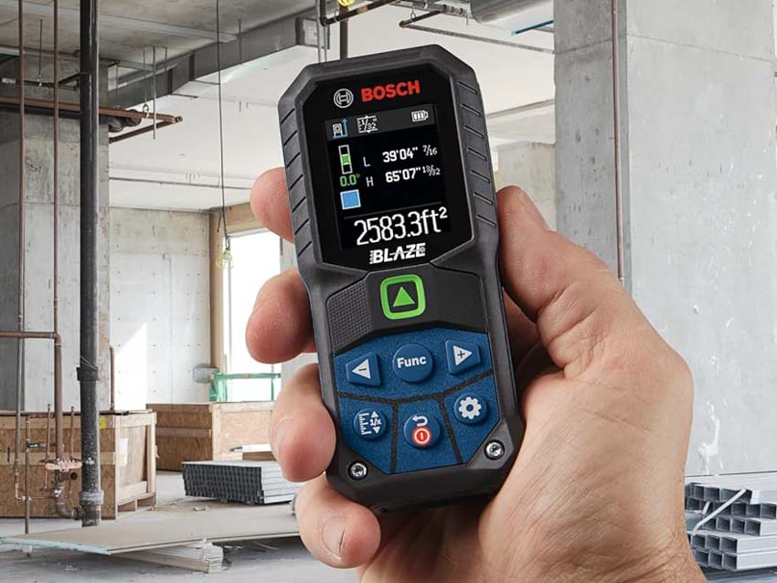Best Laser Distance Measure Overall: Bosch GLN165-27GCL
