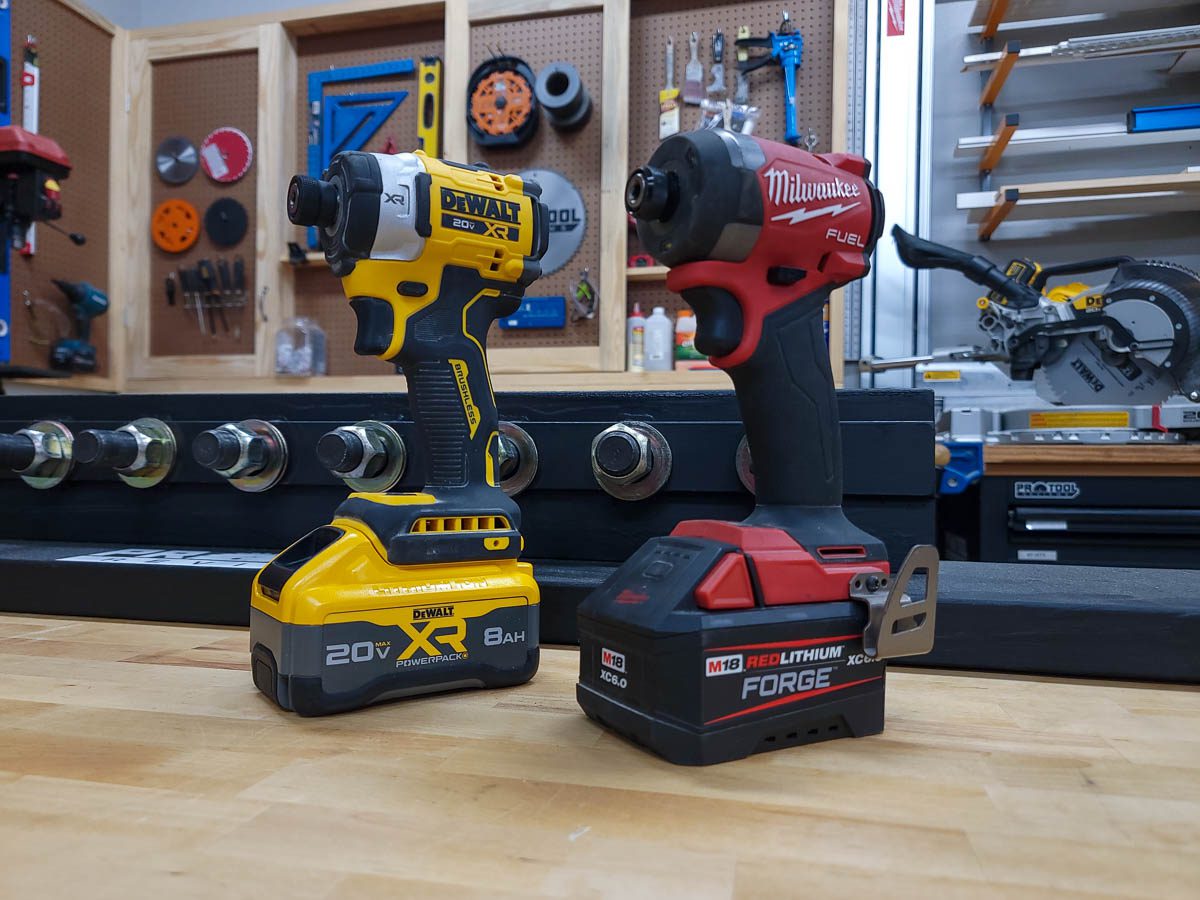 DeWalt vs Milwaukee Impact Driver