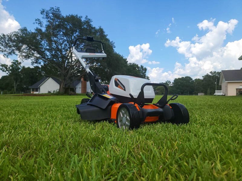 Stihl RMA 756 V Self-Propelled Lawn Mower Profile